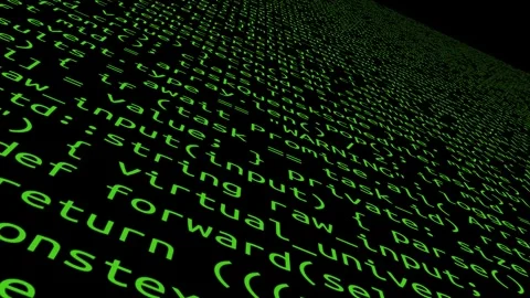 Conceptual java code of web page or javascript programming concept. Stock Footage 293714994