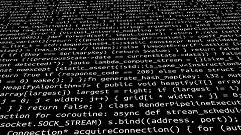 Conceptual java code of web page or javascript programming concept. Stock Footage 293715010