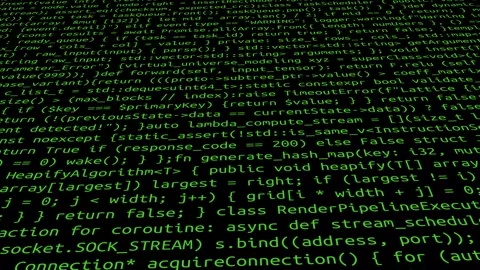 Conceptual java code of web page or javascript programming concept. Stock Footage 293715011