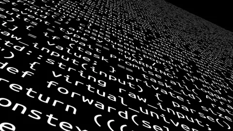 Conceptual java code of web page or javascript programming concept. Stock Footage 293715020