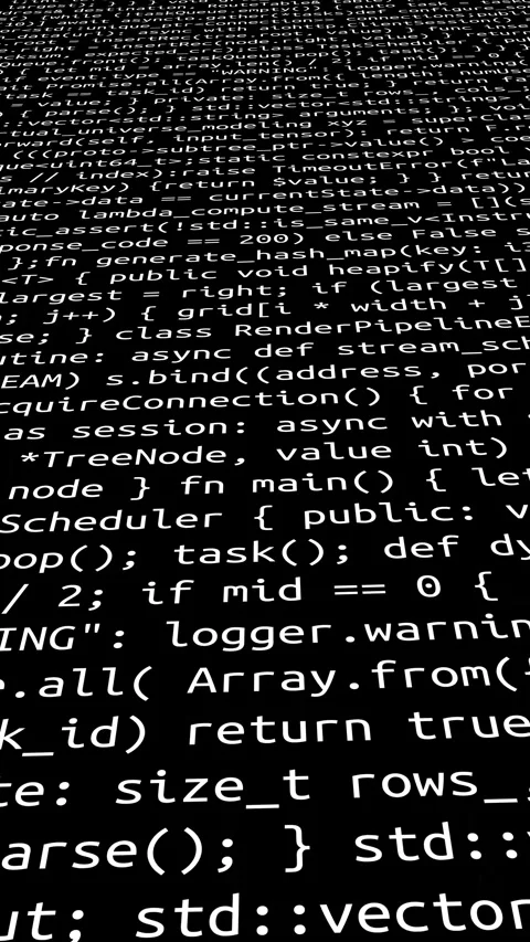 Conceptual java code of web page or javascript programming concept. Stock Footage 293715081