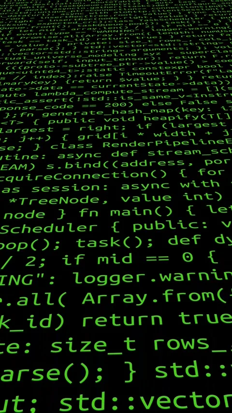 Conceptual java code of web page or javascript programming concept. Stock Footage 293715083