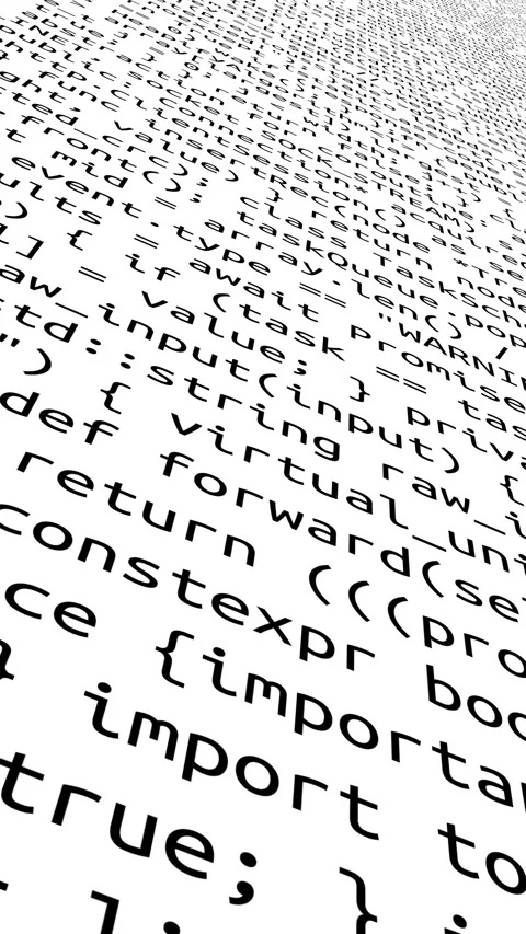 Conceptual java code of web page or javascript programming concept. Stock Footage 293715096