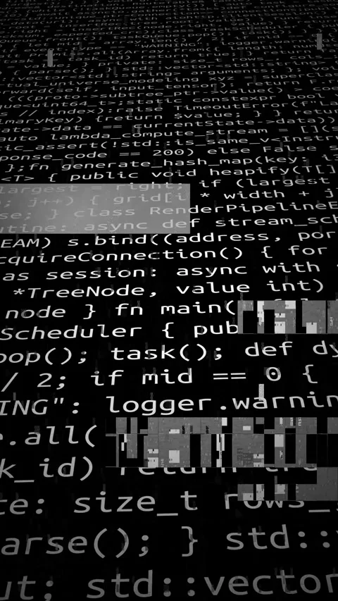 Conceptual java code of web page or javascript programming concept. Stock Footage 293715104