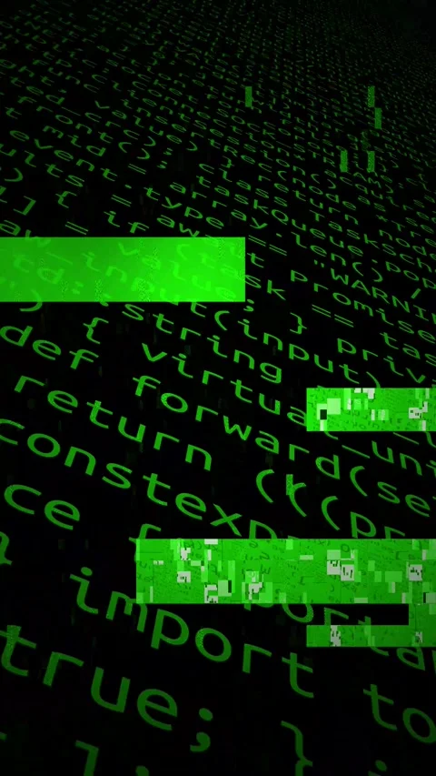 Conceptual java code of web page or javascript programming concept. Stock Footage 293715118