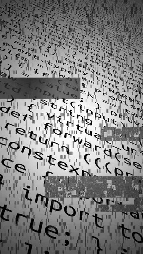 Conceptual java code of web page or javascript programming concept. Stock Footage 293715120