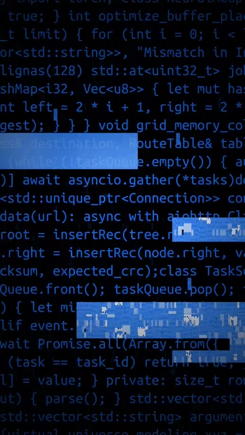 Conceptual java code of web page or javascript programming concept. Stock Footage 293715121