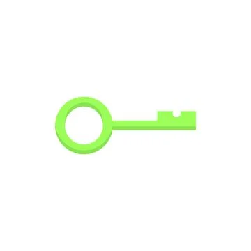 Conceptual Key Colour Icon Vector Design Stock Illustration