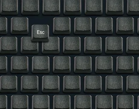 Conceptual keyboard Stock Photos