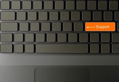 Conceptual keyboard Stock Photos