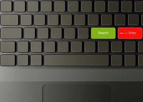 Conceptual keyboard Stock Photos