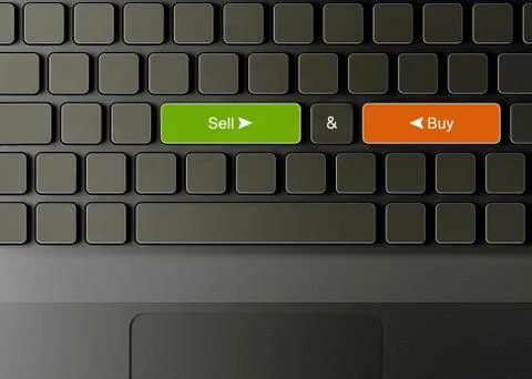 Conceptual keyboard Stock Photos