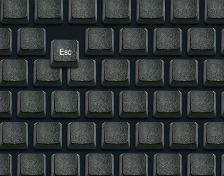 Conceptual keyboard Stock Photos