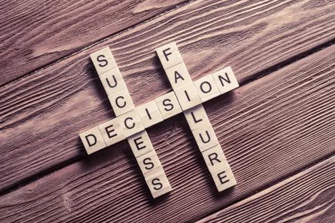 Conceptual keywords on wooden table with elements of game making Stock Photos