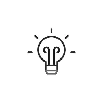 Conceptual lightbulb illustration idea generation innovation creative think.. イラスト素材