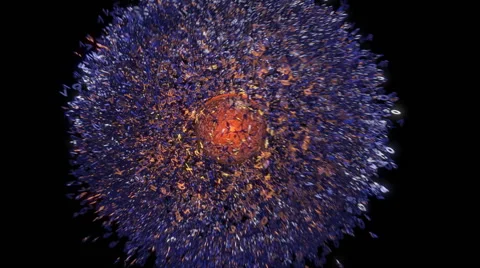 Conceptual Math or Numbers Cell Stock Footage 46230569