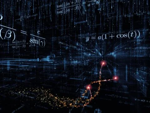 Conceptual Mathematics Stock Illustration