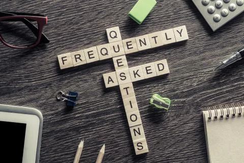 Conceptual media keywords on table with elements of game making Stock Photos