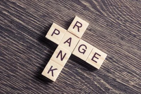 Conceptual media keywords on table with elements of game making Foto stock