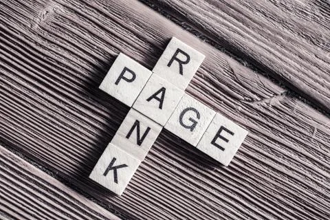 Conceptual media keywords on table with elements of game making Stock Photos