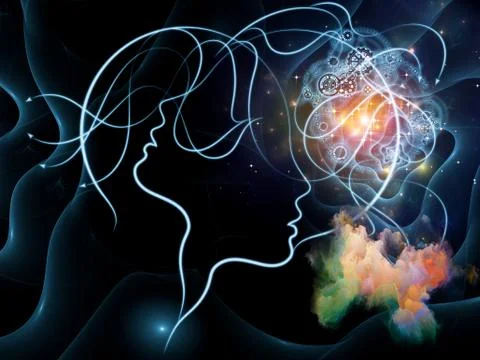 Conceptual Mind Illustrazione stock