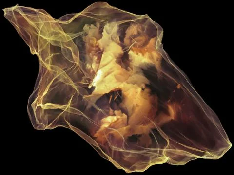 Conceptual Mind Particle Stock Illustration