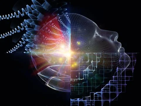 Conceptual New Self Stock Illustration