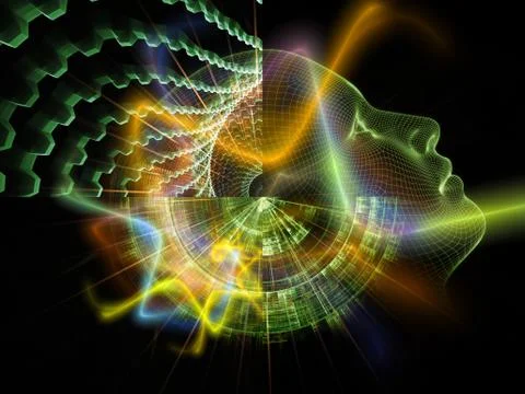 Conceptual New Self 스톡 일러스트