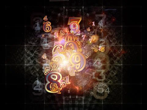 Conceptual Numbers イラスト素材