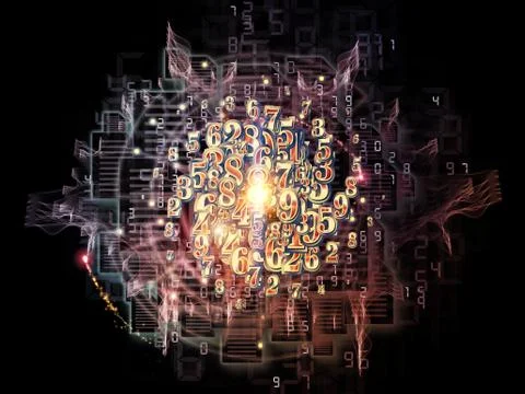 Conceptual Numbers イラスト素材