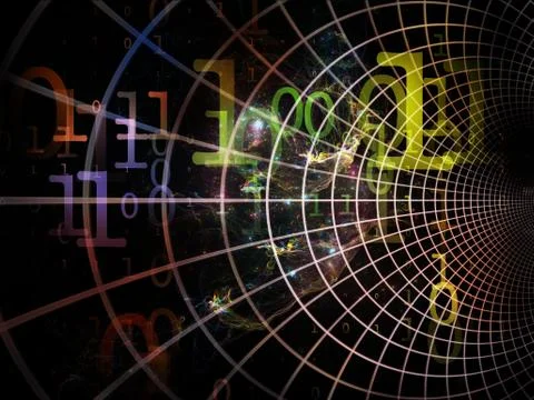 Conceptual Numbers 스톡 일러스트