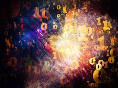 Conceptual Numbers 스톡 일러스트