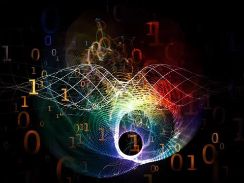 Conceptual Numbers 스톡 일러스트