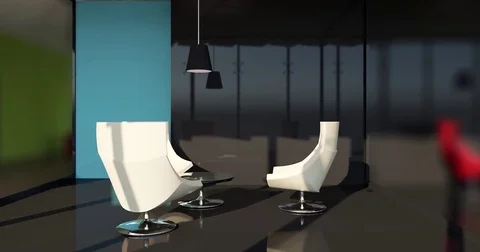 The Conceptual offices. Office array. 3d rendering. Stock Footage 74277262