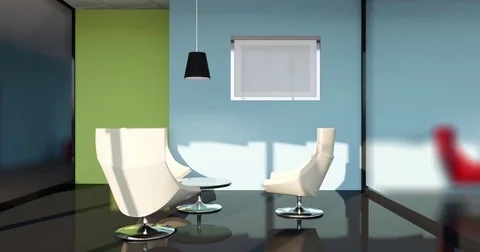 The Conceptual offices. Office array. 3d rendering. Stock Footage 74278163