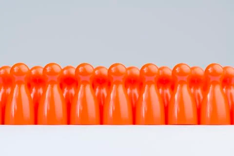 Conceptual orange game Stock Photos