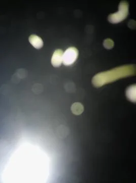 Conceptual particles blurry wallpaper pattern with different elements  with s Stock Photos