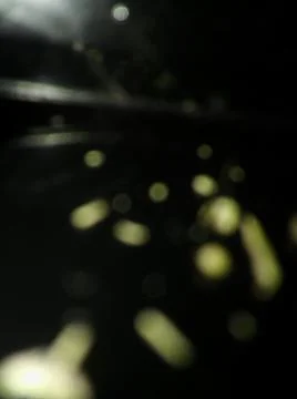 Conceptual particles blurry wallpaper pattern with different elements  with s Stock Photos