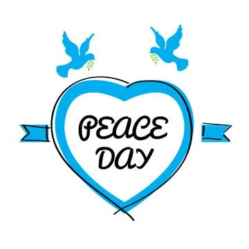 Conceptual peace Stock Illustration