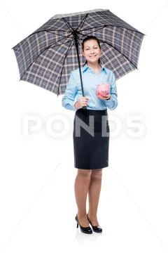 Conceptual photo - your savings under reliable protection! Stock Photos