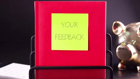 The conceptual phrase YOUR FEEDBACK MATTERS Stock Footage 281577946