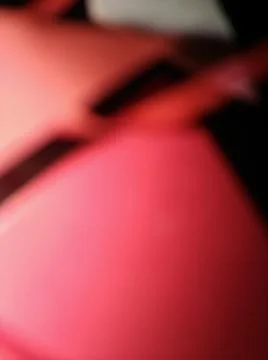 Conceptual pink wallpaper pattern with different elements  with shadows and l Stock Photos