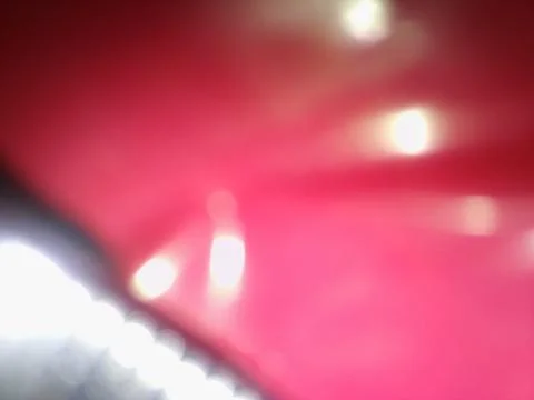 Conceptual pink wallpaper pattern with different elements  with shadows and l Foto stock