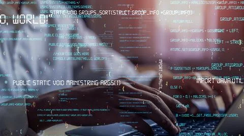 Conceptual programming and coding of future software 写真素材