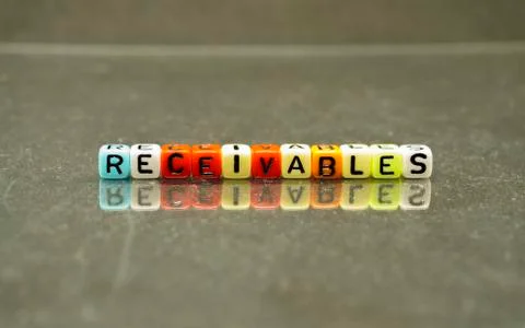Conceptual of receivables Stock Photos