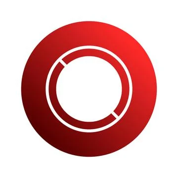 Conceptual representation of data visualization featuring a segmented circu.. イラスト素材