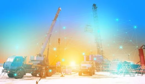 Conceptual representation of the future technologies, the use of artificial i Stock Photos