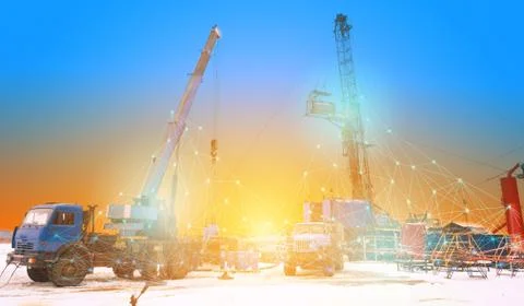 Conceptual representation of the future technologies, the use of artificial i Stock Photos