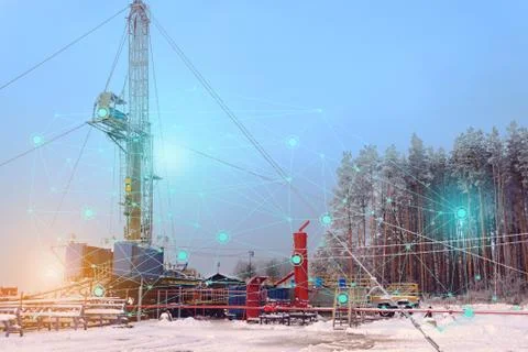 Conceptual representation of the future technologies, the use of artificial i Stock Photos