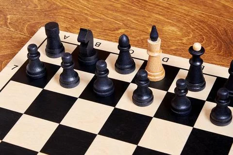 Conceptual representation of a traitor in government based on chess pieces Stock Photos